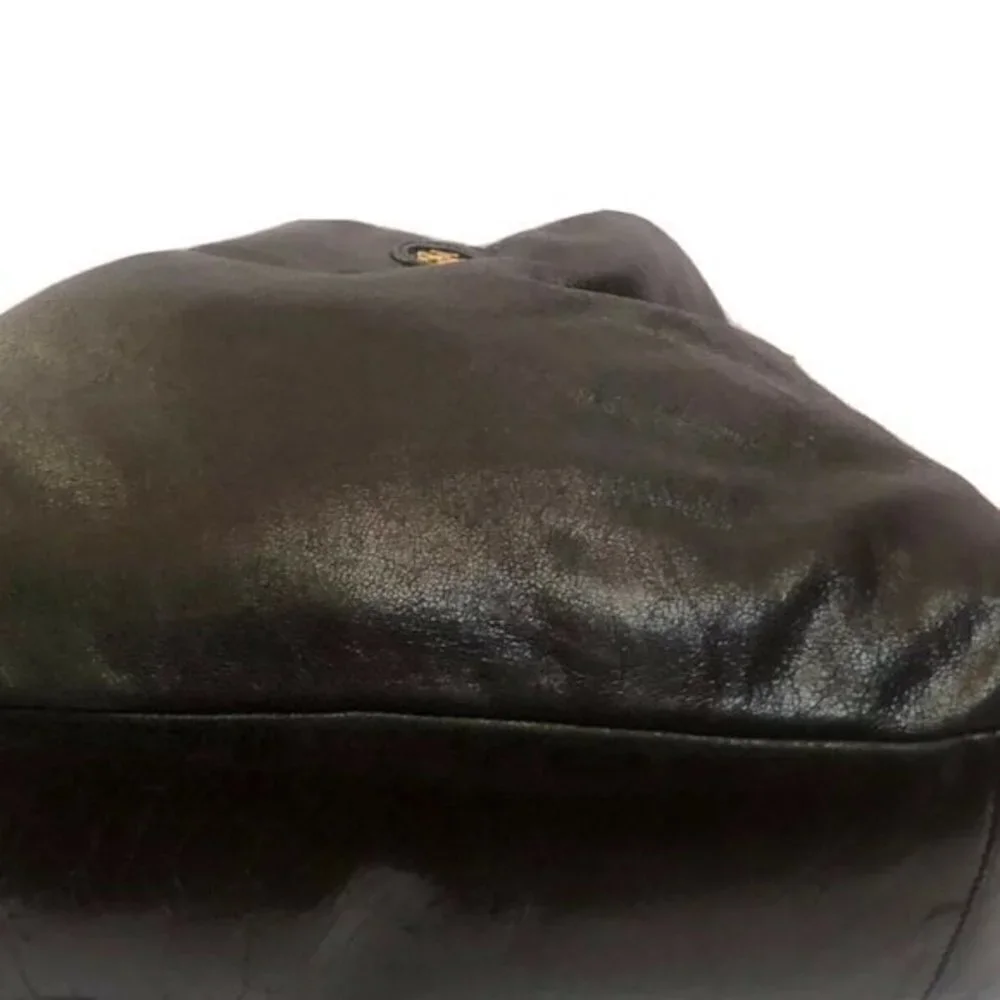 Tory Burch Handbag Leather Black Shoulderbag